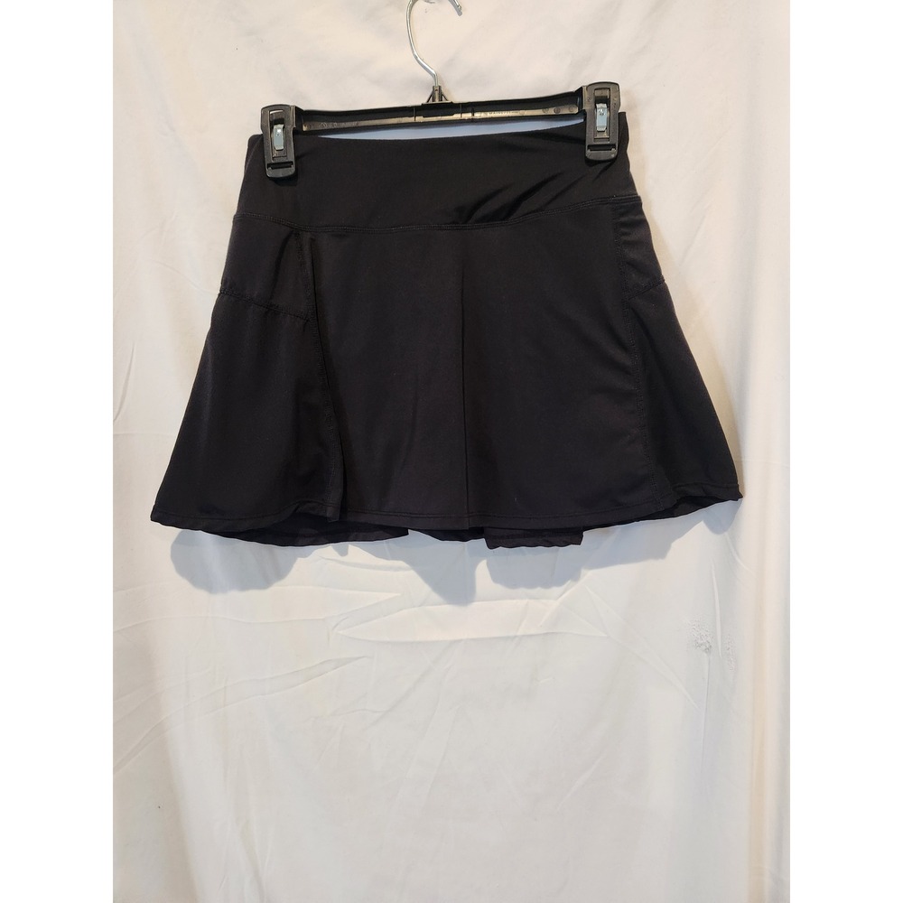 Fitst4 Womens Black Athletic Tennis Golf Skort Pockets Size XL
